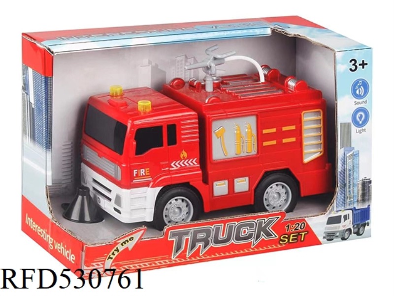 1:20 INERTIA SPRINKLER FIRE TRUCK