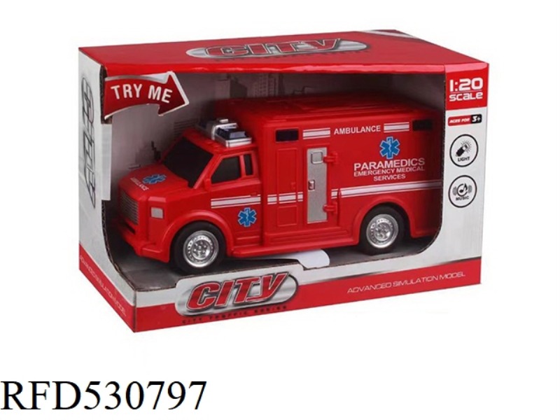 1:20 SOUND AND LIGHT INERTIAL AMBULANCE