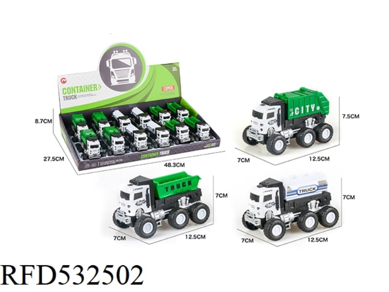 INERTIAL SANITATION CAR 12PCS