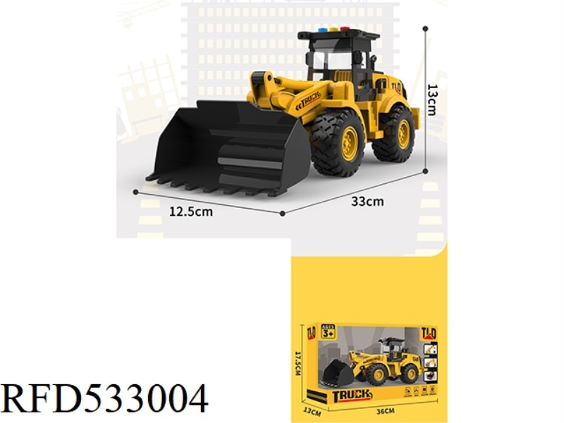 1:16 ELECTRIC INERTIA FOUR-WHEEL BULLDOZER