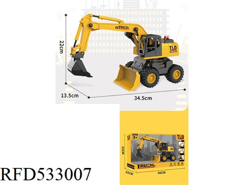 1.16 ELECTRIC INERTIA FOUR-WHEEL EXCAVATOR