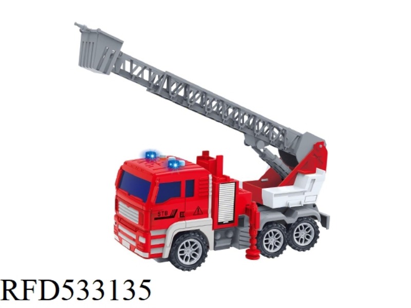 GREY LADDER TRUCK (LIGHTS AND MUSIC)