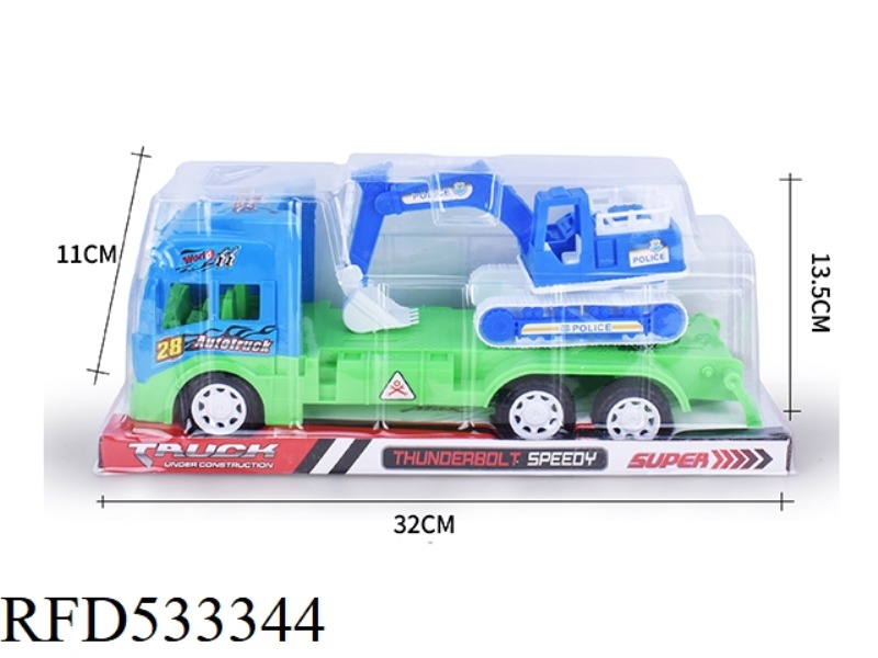 INERTIA TRACTORS + POLICE BACKHOE