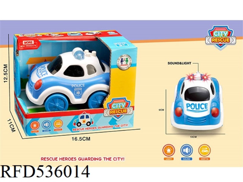 CARTOON INERTIAL POLICE CAR(INCLUDE)