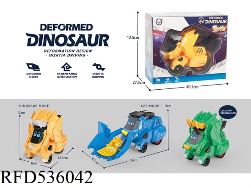 COLLISION DEFORMATION INERTIA TRICERATOPS