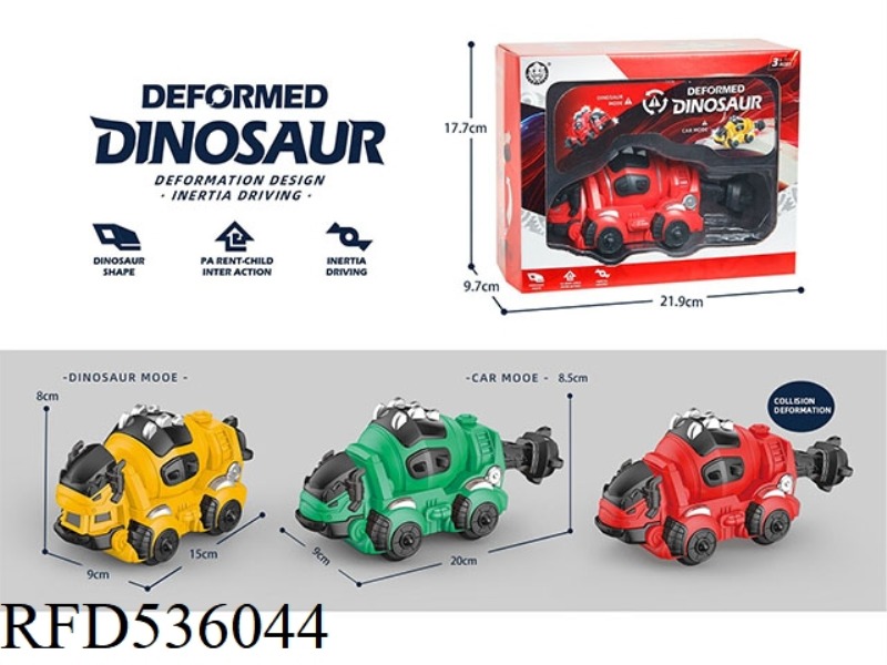 COLLISION DEFORMATION INERTIA ANKYLOSAURUS
