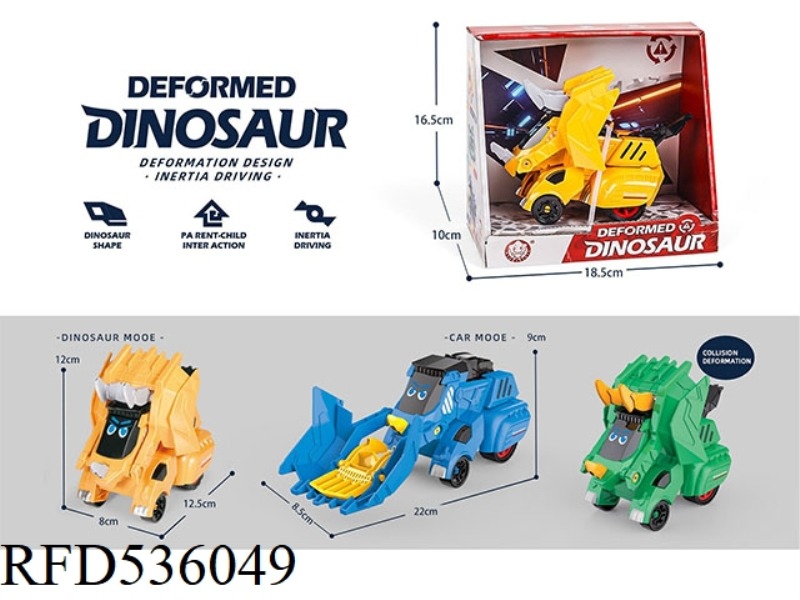 COLLISION DEFORMATION INERTIA TRICERATOPS