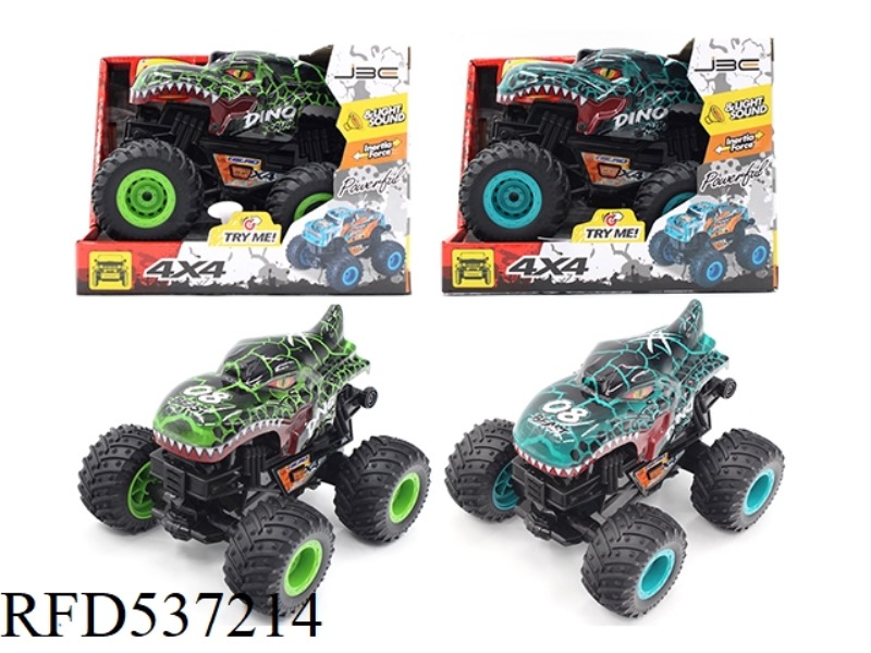 INERTIA BIGFOOT STUNT LIGHT THROUGH MUSIC CAR