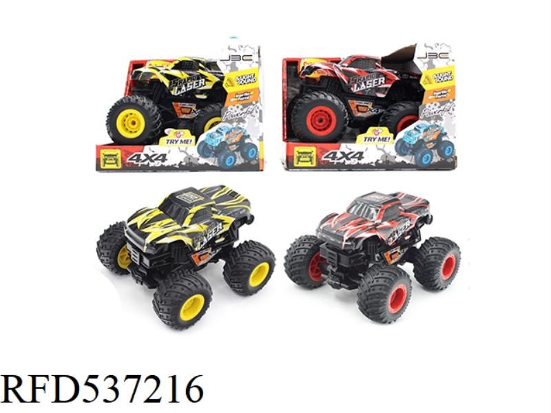 INERTIA BIGFOOT STUNT LIGHT THROUGH MUSIC CAR