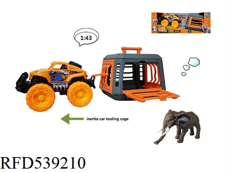 THE FOREST HUNTER'S INERTIAL CART TOWS ELEPHANTS AND CAN SLIDE
