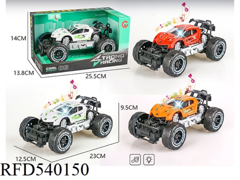 BIG LIGHT MUSIC INERTIAL SKELETON OFF-ROAD SPORTS CAR