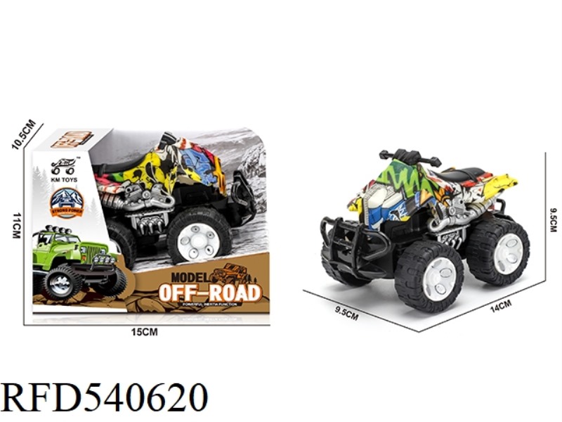 INERTIA 1:43 WATER TRANSFER BEACH MOTORCYCLE