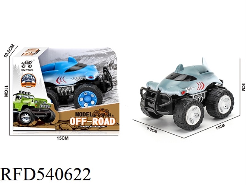 INERTIA 1:43 MINI OFF-ROAD SHARK GRAFFITI CAR