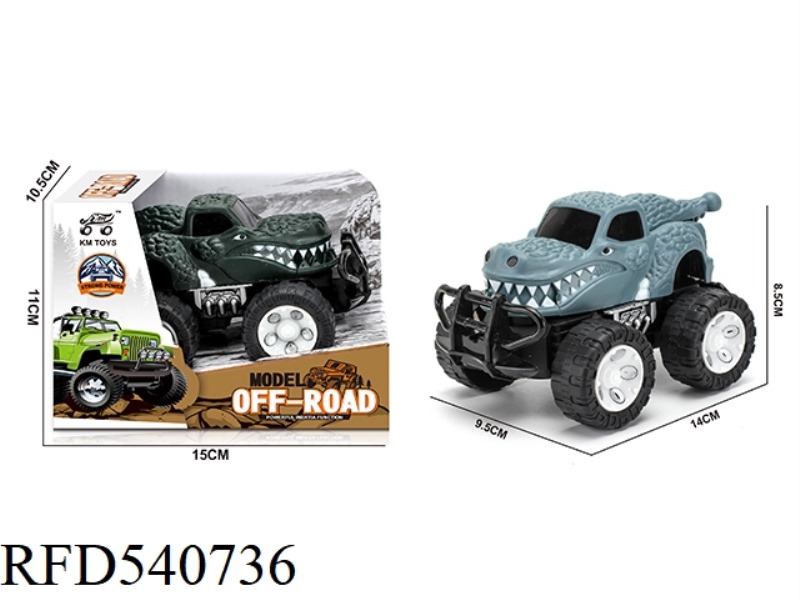 INERTIA 1:43 MINI OFF-ROAD ALLIGATOR GRAFFITI CAR