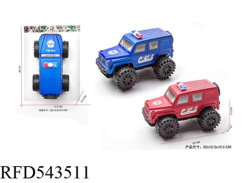 1:18 BIG G INERTIAL POLICE CAR