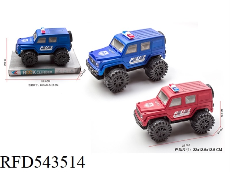 1:18 BIG G INERTIAL POLICE CAR