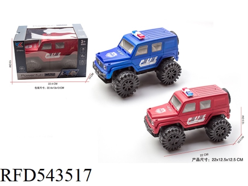 1:18 BIG G INERTIAL POLICE CAR