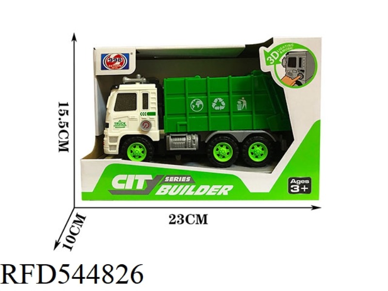 3D LIGHTING INERTIAL MUSIC ENGINEERING CAR - SANITATION CAR