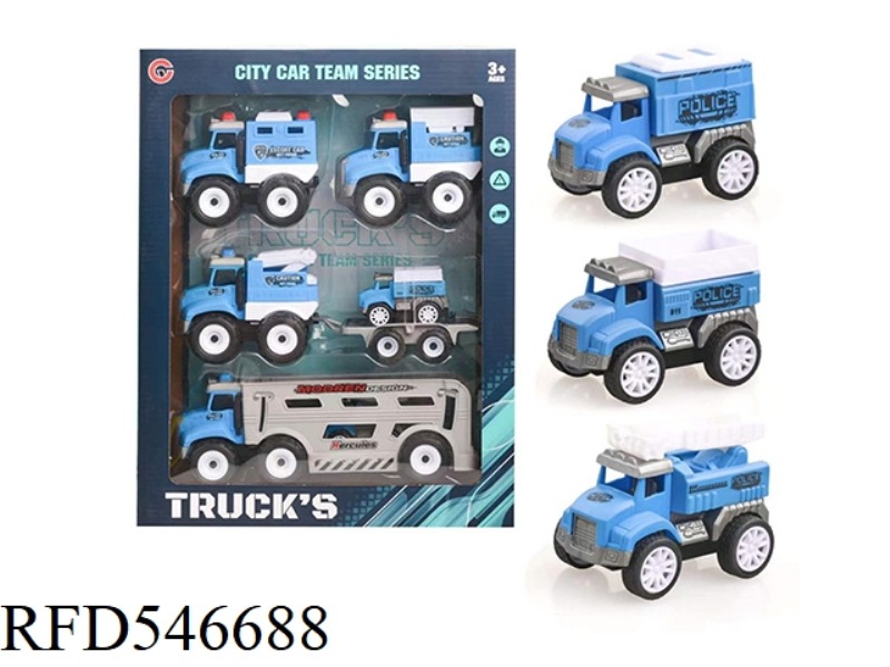INERTIAL POLICE CAR KIT