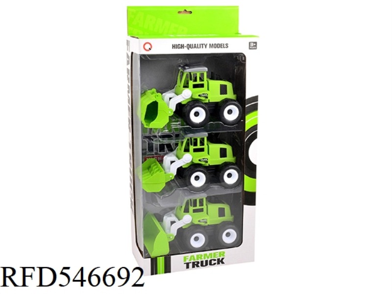 INERTIA FARMER CAR (GREEN) THREE SINGLE MODELS