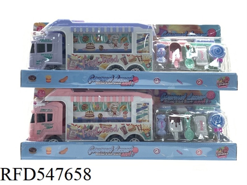 PLAY HOUSE INERTIA CANDY TRUCK (PINK. LIGHT BLUE 2)