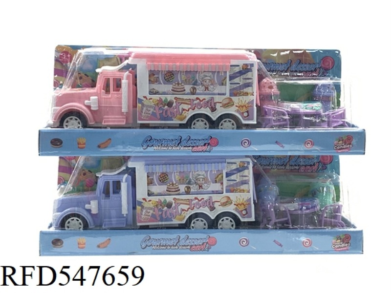 PLAY HOUSE INERTIA CANDY TRUCK (PINK. LIGHT BLUE 2)