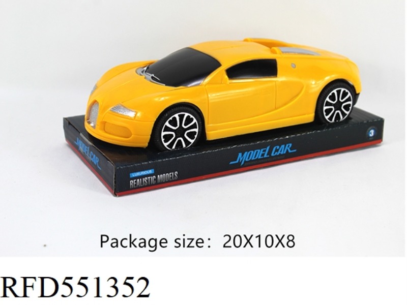 SOLID COLOR INERTIAL SIMULATION CAR
