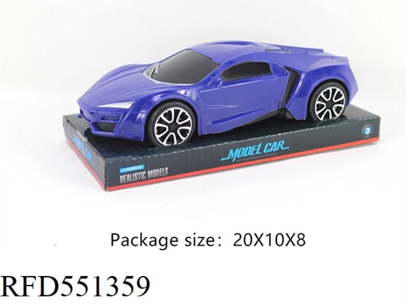SOLID COLOR INERTIAL SIMULATION CAR