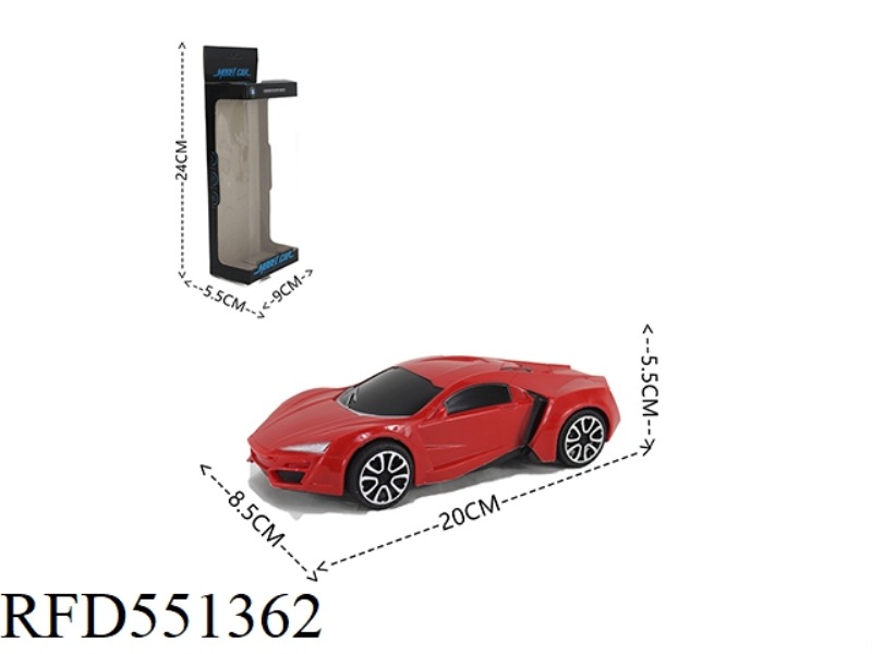 SOLID COLOR INERTIAL SIMULATION CAR