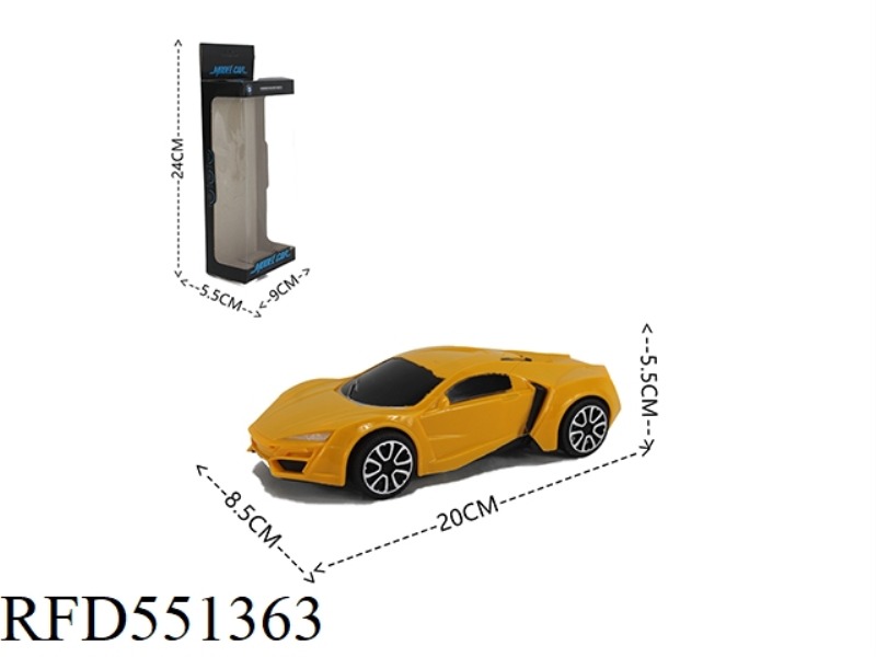 SOLID COLOR INERTIAL SIMULATION CAR