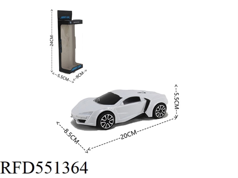 SOLID COLOR INERTIAL SIMULATION CAR