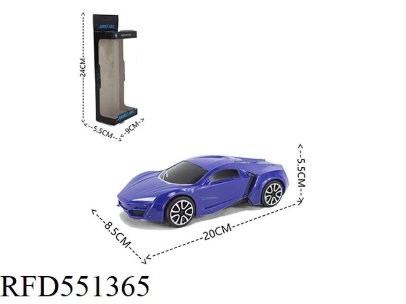 SOLID COLOR INERTIAL SIMULATION CAR