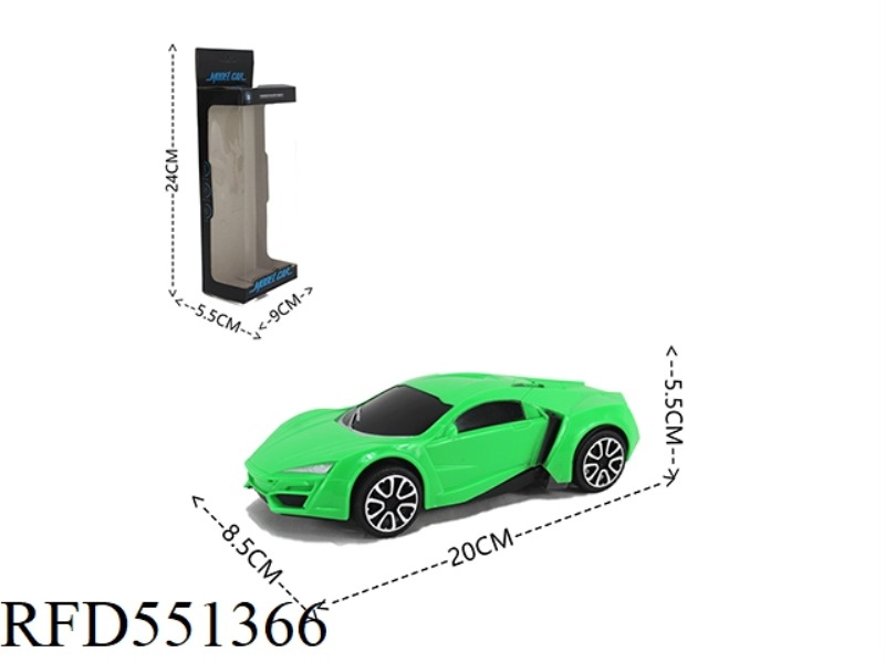 SOLID COLOR INERTIAL SIMULATION CAR