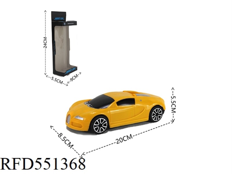 SOLID COLOR INERTIAL SIMULATION CAR
