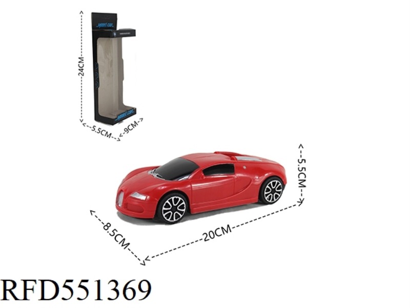 SOLID COLOR INERTIAL SIMULATION CAR