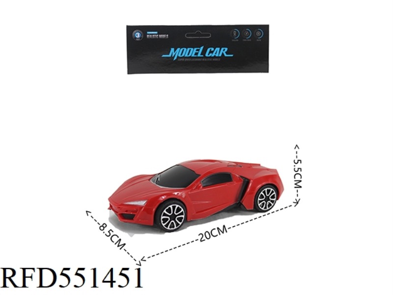 SOLID COLOR INERTIAL SIMULATION CAR