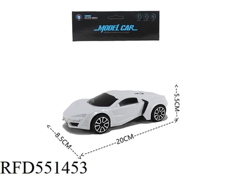 SOLID COLOR INERTIAL SIMULATION CAR