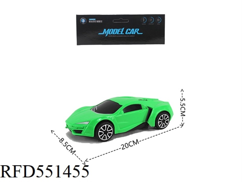 SOLID COLOR INERTIAL SIMULATION CAR