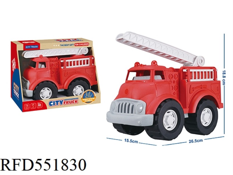 STRAW FIRE TRUCK