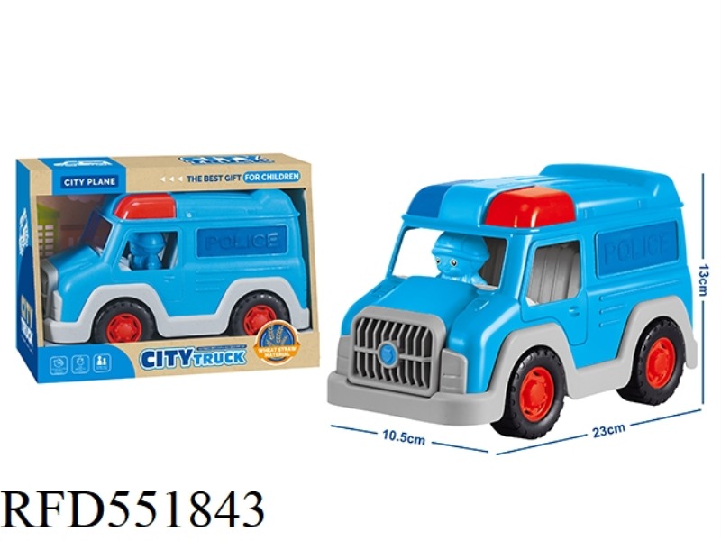 STRAW SQUAD CAR