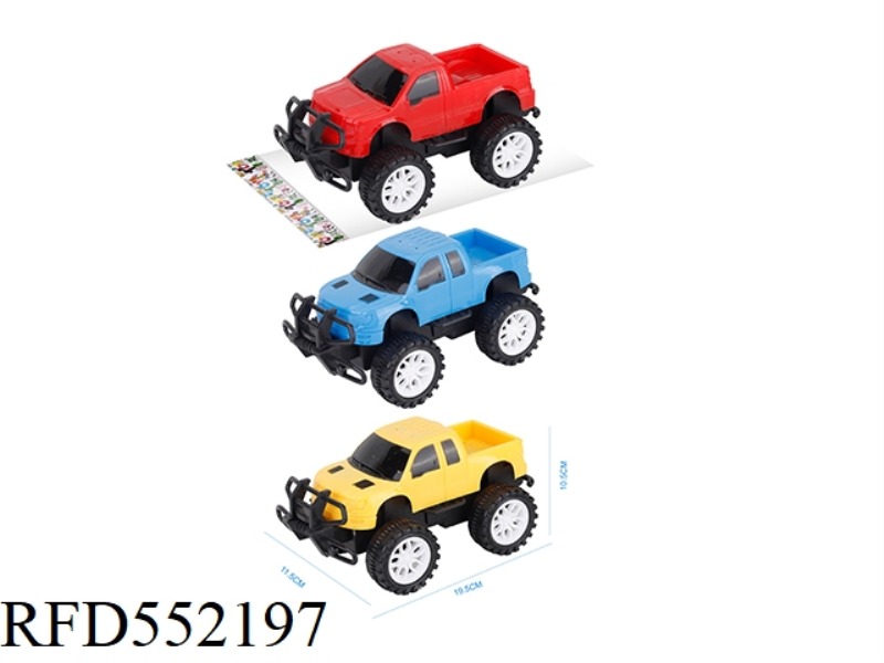 INERTIAL OFF-ROAD PICKUP TRUCK