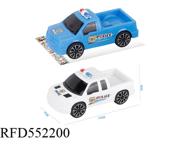 INERTIAL PICKUP POLICE CAR