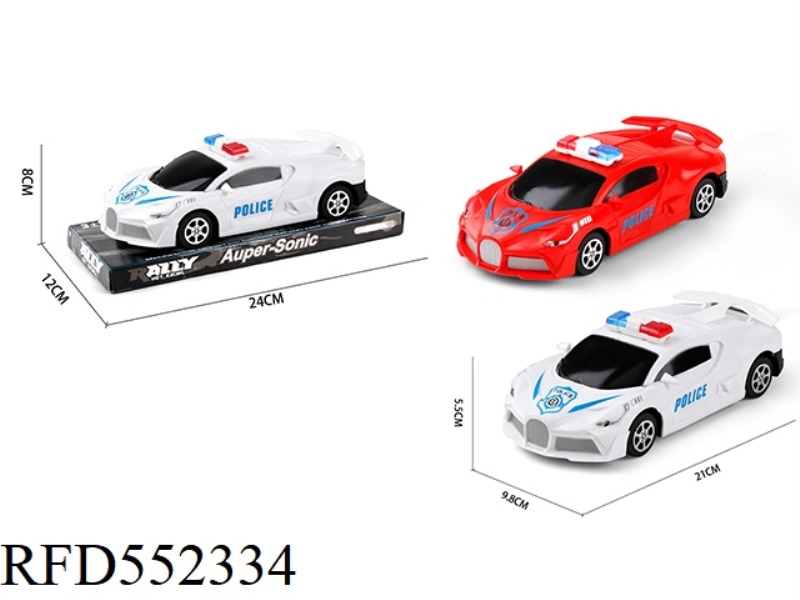 1:20 INERTIA BUGATTI POLICE CAR