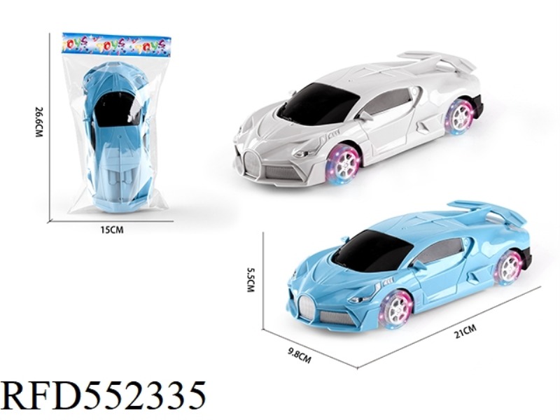 1:20 INERTIAL BUGATTI SIMULATION CAR+FOUR-WHEEL LANTERN