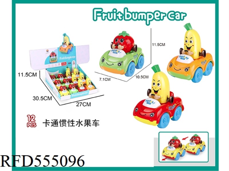 CARTOON INERTIA FRUIT CART (12 PIECES)