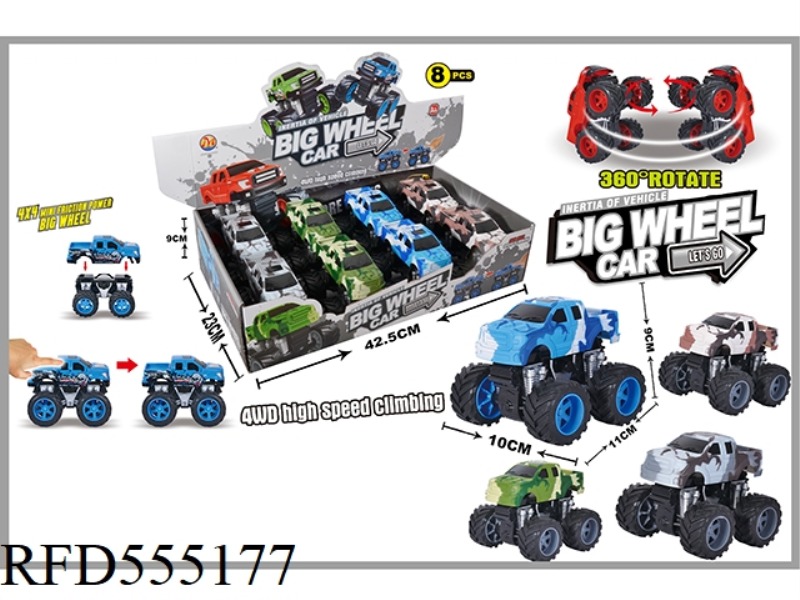 FOUR-DRIVE DUAL INERTIA OFF-ROAD CAMOUFLAGE FORD MONSTER (8 ONLY)