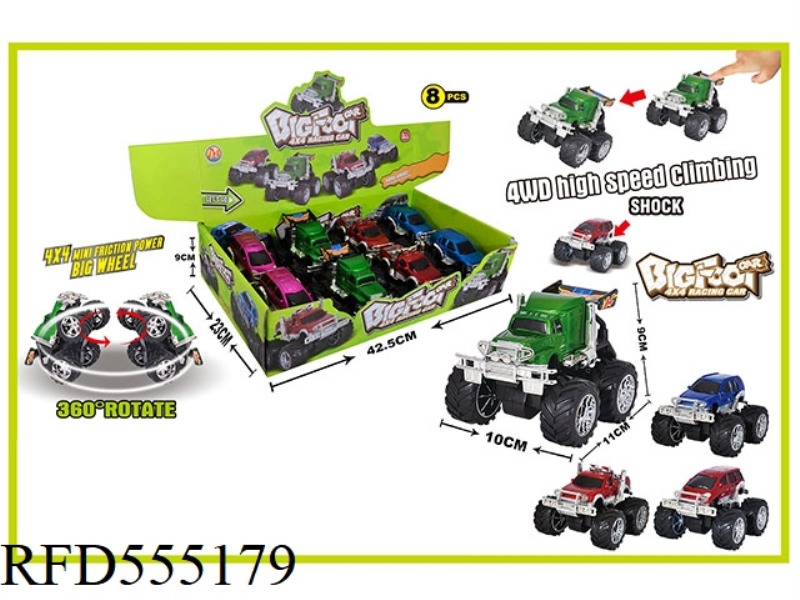 FOUR DRIVE DOUBLE INERTIA OFF-ROAD MONSTER (8 ONLY)