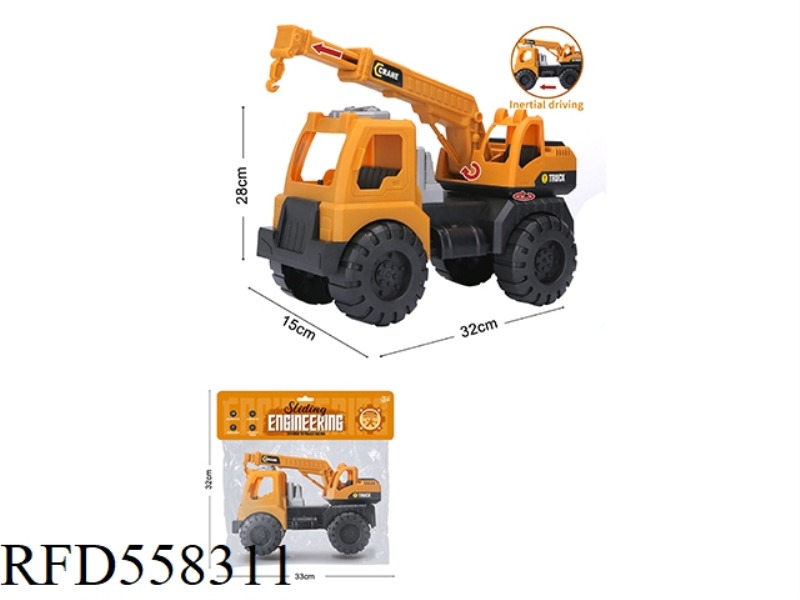 INERTIAL OVERSIZED TRUCK-MOUNTED CRANE/CRANE