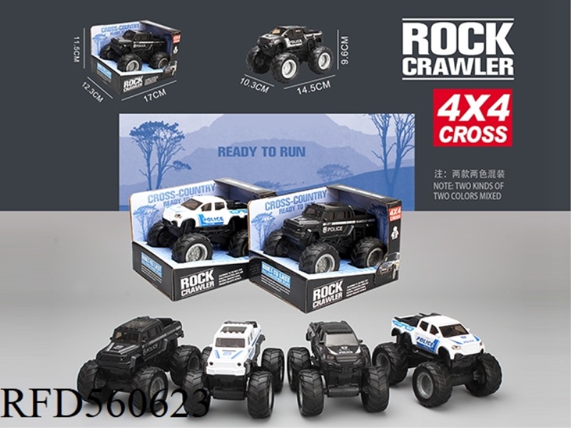 INERTIA PICK-UP TRUCK POLICE CAR
