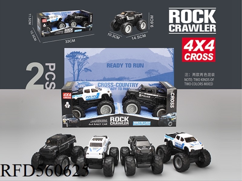 INERTIA PICK-UP TRUCK POLICE CAR